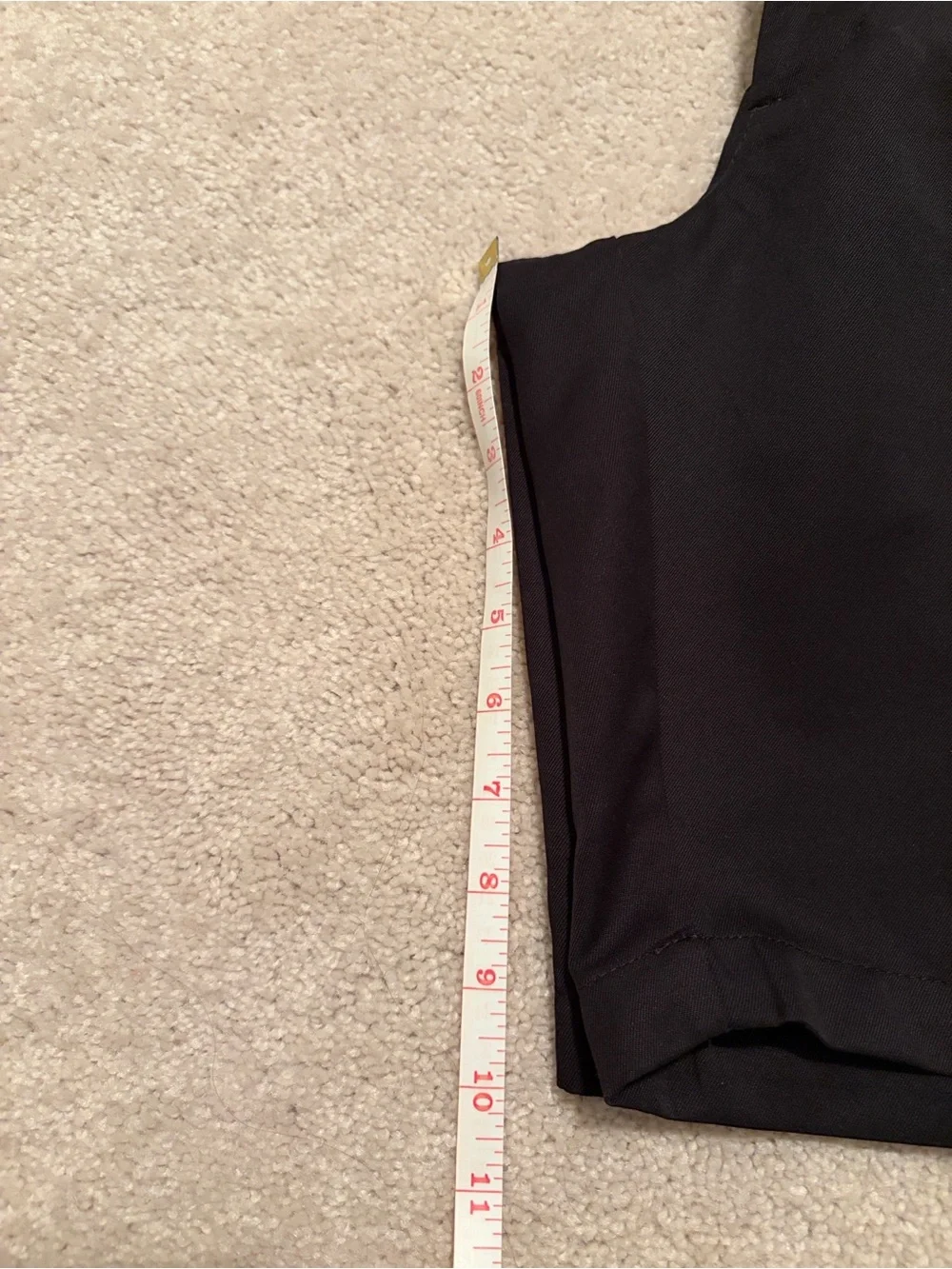 Haggar Black Flat-Front Casual Shorts
